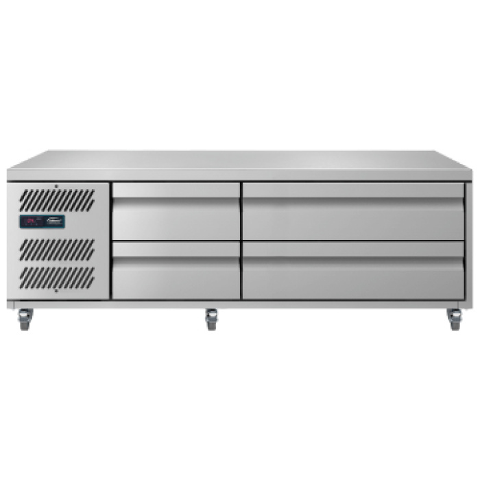 Williams UBC16-SS 4 Drawer Under Broiler - Side Open View